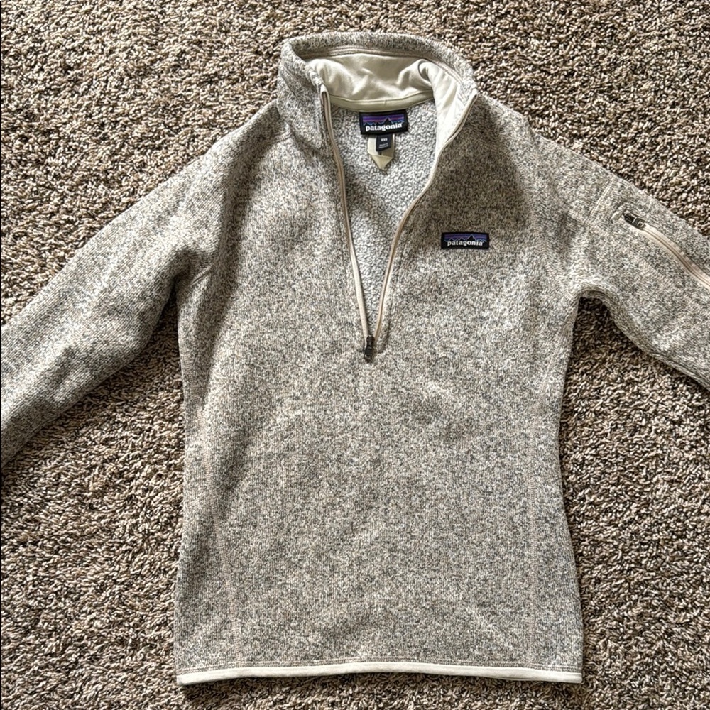 Patagonia Gray Quarter-Zip Pullover